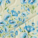 Floral Wholesale Digital Printed Fabric for Dress & Cloth
